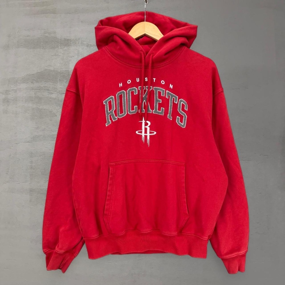 GAP Houston Rockets Hoodie Red NBA Graphic Pullover Sweatshirt Small